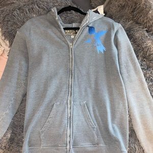 freecity Life Nature Love Gray Zip Up Hoodie - 3